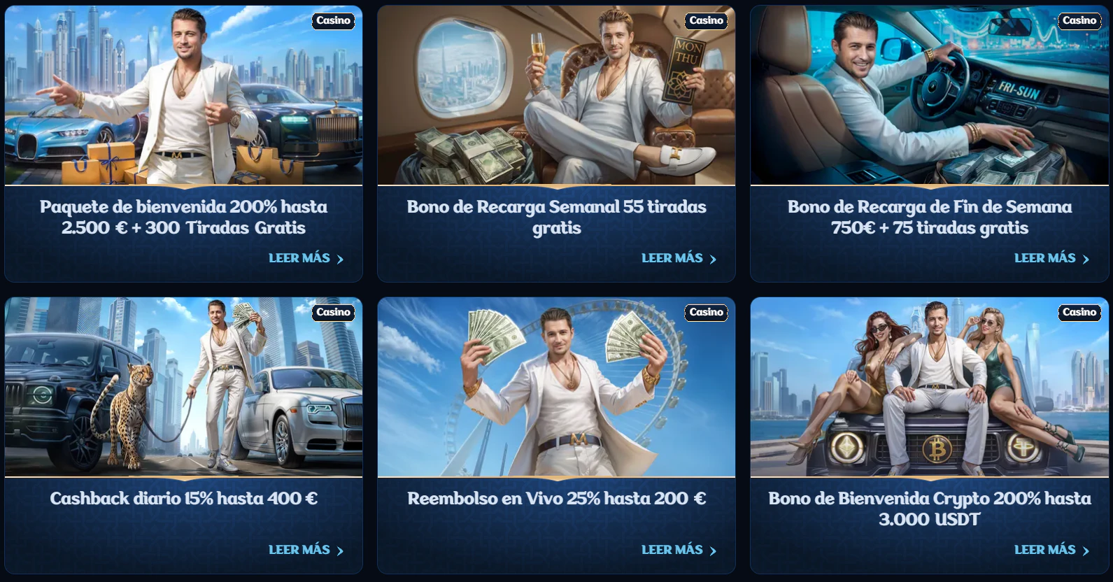 Millioner Casino bonos de bienvenida para casino y deportes